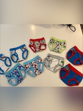Marvel Kids Multi-Color Character Briefs - Blue, Red, Green, Gray, White